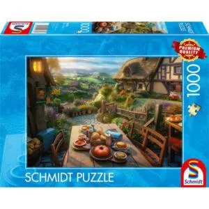 PUZZLE SCHMIDT : PETIT DEJEUNER BUCOLIQUE - 1000 PIECES
