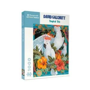 PUZZLE POMEGRANATE - D. CALCHUTT : TROPICAL TRIO - 1000 PIECES