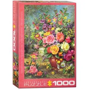 PUZZLE EUROGRAPHICS - A. WILLIAMS : BOUQUET DE FLEURS - 1000 PIECES