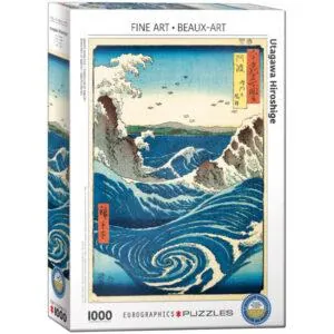 PUZZLE EUROGRAPHICS - BEAUX ARTS - HIROSHIGE : TOURBILLON DE NARUTO - 1000 PIECES