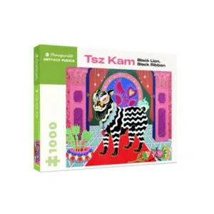 PUZZLE POMEGRANATE - TSZ KAM : BLACK LION BLACK RIBBON - 1000 PIECES