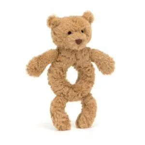 HOCHET ANNEAU OURSON BARTHOLOMEW - JELLYCAT