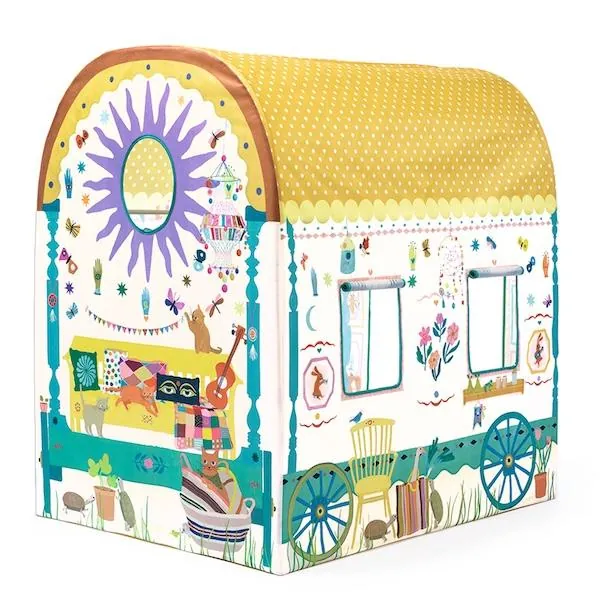 CABANE FORME ROULOTTE - DJECO