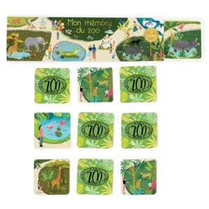 MON MEMORY ZOO 32 PIECES - CARTES D'ART