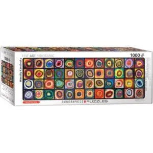 PUZZLE EUROGRAPHICS - BEAUX ARTS - W. KANDINSKY : ETUDE DE COULEURS - 1000 PIECES