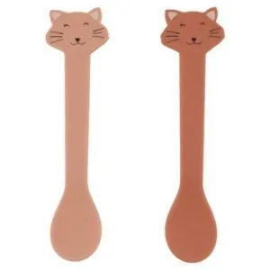 CUILLERES SILICONES MRS CAT - TRIXIE BABY
