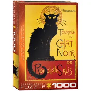 PUZZLE EUROGRAPHICS : CHAT NOIR - 1000 PIECES