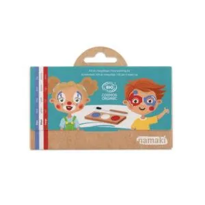KIT MAQUILLAGE 3 COULEURS - CLOWN ET ARLEQUIN - NAMAKI