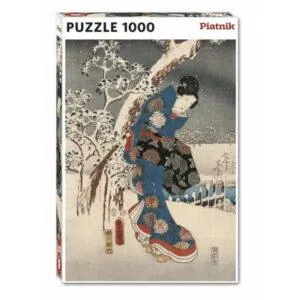 PUZZLE PIATNIK - KUNISADA HIROSHIGE : CONTE DE GENJI - 1000 PIECES