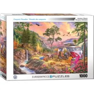 PUZZLE EUROGRAPHICS : CAMPER'S PARADISE - 1000 PIECES