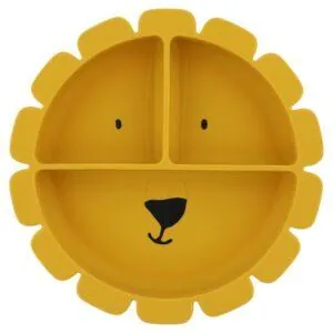 ASSIETTE A COMPARTIMENTS AVEC VENTOUSE MR LION - TRIXIE BABY