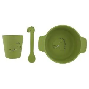 SET REPAS SILICONE MR DINO - TRIXIE BABY