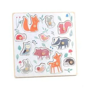 ENCASTREMENT BOIS : ANIMAUX DU MONDE - SARAH BETZ - VILAC