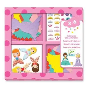 COFFRET STICKERS J'AIME LES PRINCESSES - DJECO