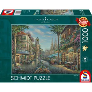 PUZZLE SCHMIDT - T. KINKADE : SPANISH CAFE - 1000 PIECES