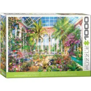 PUZZLE EUROGRAPHICS - D. DAVISON : SERRE DE JARDIN EN VERRE - 1000 PIECES