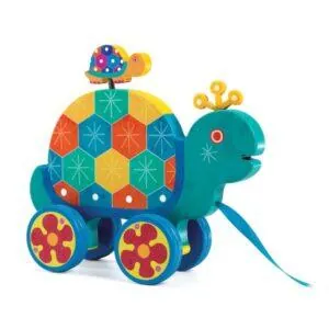 TORTUE A TIRER GASPARD - DJECO