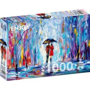 PUZZLE ENJOY : AMOUR PLUVIEUX - 1000 PIECES