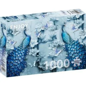 PUZZLE ENJOY : PAONS BLEUS - 1000 PIECES