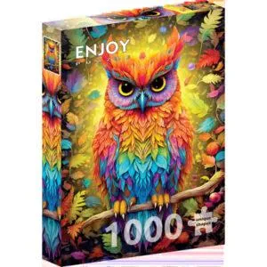 PUZZLE ENJOY : HIBOU D'AUTOMNE - 1000 PIECES