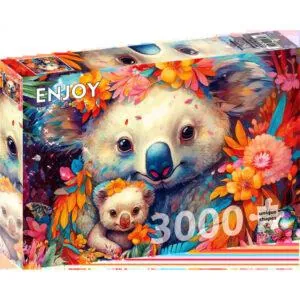 PUZZLE ENJOY : KOALA CALINS - 3000 PIECES
