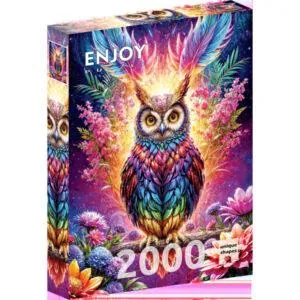 PUZZLE ENJOY : HIBOU NEON - 2000 PIECES