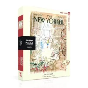 PUZZLE NYPC - COUVERTURE DU NEW YORKER PAR J J. SEMPE : MAGASIN DE VELO - 1000 PIECES