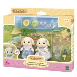FRERE ET SOEUR LAPIN BELIER - SYLVANIAN FAMILIES