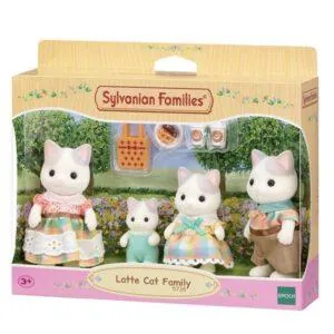 LA FAMILLE CHAT LATTE - SYLVANIAN FAMILIES