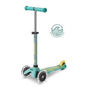 TROTTINETTE 3 ROUES MINI MICRO DELUXE ECO MINT LED - MICRO MOBILITY