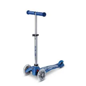 TROTTINETTE ENFANT MINI MICRO DELUXE GLITTER BLEU LED - MICRO MOBILITY