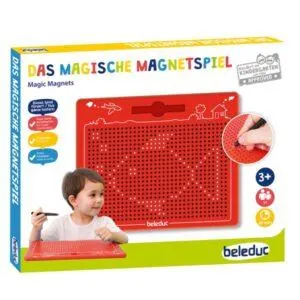 ARDOISE A DESSIN MAGNETIQUE ROUGE - BELEDUC