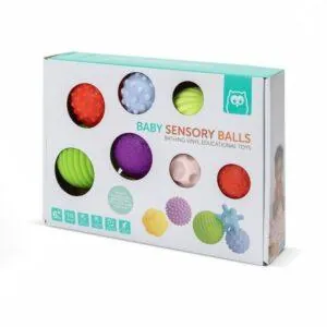 SET 10 BALLES SENSORIELLES - EUREKAKIDS