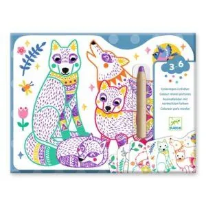 POCHETTE COLORIAGES MAGIQUES - FAMILLES DE LA FORET - DJECO