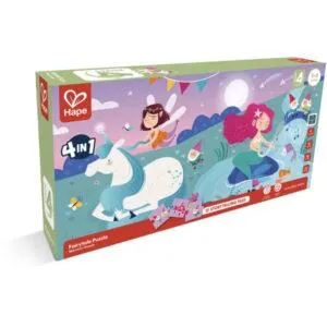 PUZZLE STORYTELLING 4 EN 1 HAPE : PAYS DES FEES - 9/12/16/20 PIECES