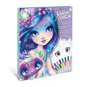 CARNET CREATIF - COLORIAGE PAR NUMERO - NENUPHIA - NEBULOUS STARS