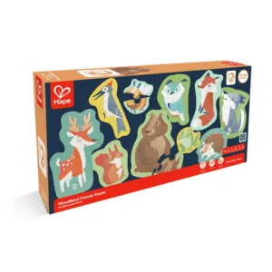 PUZZLES EVOLUTIFS HAPE : LES ANIMAUX DE LA FORET - 2/3/4/5/6 PIECES