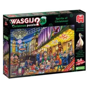 PUZZLE WASGIJ - CHRISTMAS 20 : LES ESPRITS  DE NOEL ! 2 X 1000 PIECES