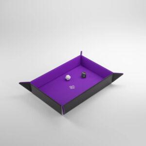 GG - MAGNETIC DICE TRAY RECTANGULAR BLACK:PURPLE