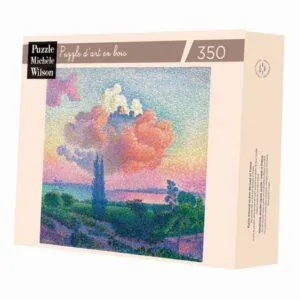 PUZZLE BOIS WILSON - H.E. CROSS : LE NUAGE ROSE - 350 PIECES