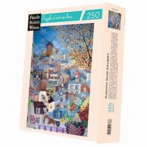 PUZZLE BOIS WILSON - C. SAUBRY : L'OR DE L'AUTOMNE - 250 PIECES