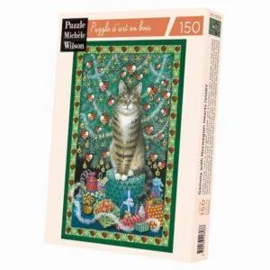 PUZZLE BOIS WILSON - L. IVORY : GEMMA ET LES COEURS NORVEGIENS - 150 PIECES