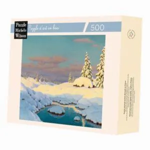 PUZZLE BOIS WILSON - I. CHOULTSE : PAYSAGE HIVERNAL - 500 PIECES
