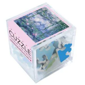 PUZZLE CUBE BOIS WILSON - C. MONET : NYMPHEAS - 30 PIECES