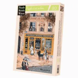 PUZZLE BOIS WILSON - F. DELACROIX : AVENUE FELIX FAURE - 80 PIECES