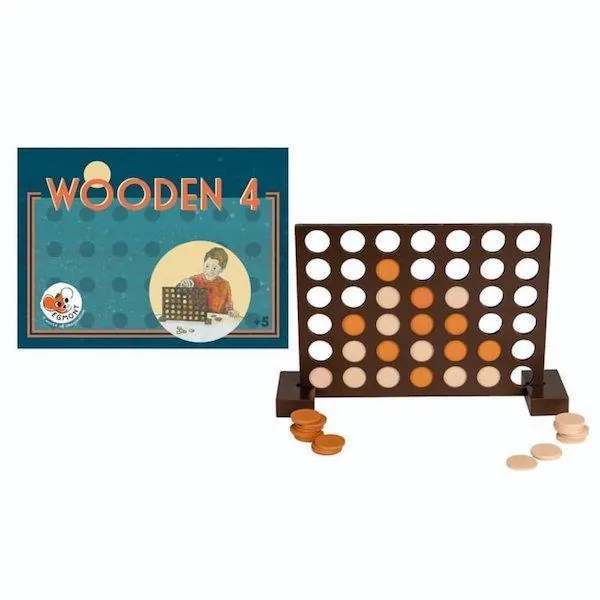 PUISSANCE 4 BOIS - EGMONT TOYS