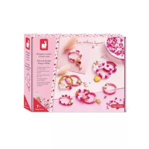 COFFRET 10 BAGUES EN PERLES LOVELY A CREER - JANOD