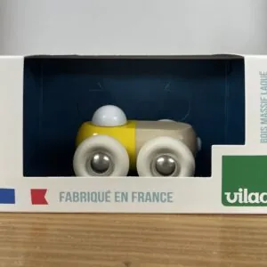 MINI VOITURE BOIS MOIT MOIT - JAUNE - VILAC
