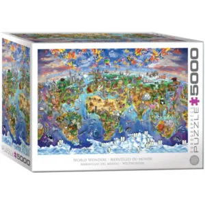 PUZZLE EUROGRAPHICS : MERVEILLES DU MONDE - 5000 PIECES