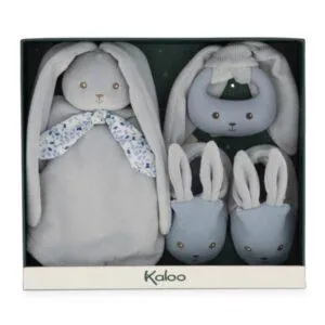MON PREMIER COFFRET NAISSANCE LAPINOO - BLEU - KALOO